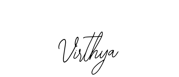 The best way (Bearetta-2O07w) to make a short signature is to pick only two or three words in your name. The name Virthya include a total of six letters. For converting this name. Virthya signature style 12 images and pictures png