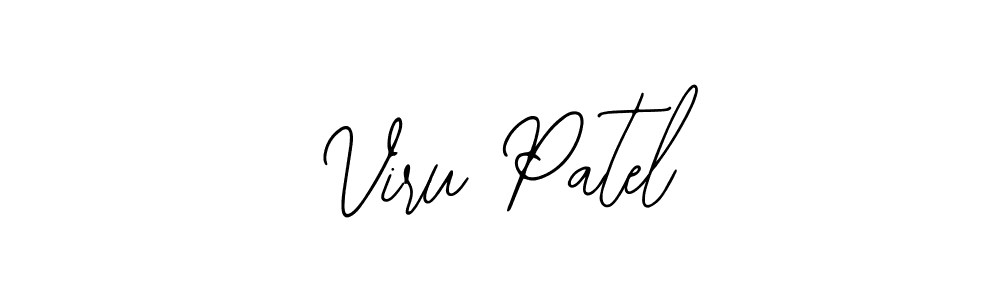 You should practise on your own different ways (Bearetta-2O07w) to write your name (Viru Patel) in signature. don't let someone else do it for you. Viru Patel signature style 12 images and pictures png