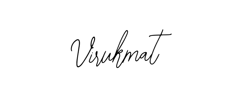 Make a beautiful signature design for name Virukmat. With this signature (Bearetta-2O07w) style, you can create a handwritten signature for free. Virukmat signature style 12 images and pictures png