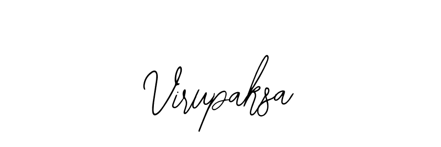 How to make Virupaksa name signature. Use Bearetta-2O07w style for creating short signs online. This is the latest handwritten sign. Virupaksa signature style 12 images and pictures png
