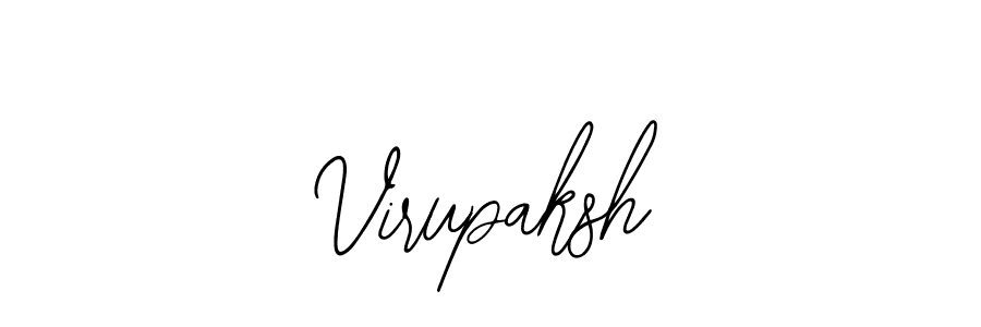 Design your own signature with our free online signature maker. With this signature software, you can create a handwritten (Bearetta-2O07w) signature for name Virupaksh. Virupaksh signature style 12 images and pictures png