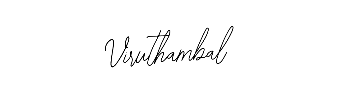 Use a signature maker to create a handwritten signature online. With this signature software, you can design (Bearetta-2O07w) your own signature for name Viruthambal. Viruthambal signature style 12 images and pictures png
