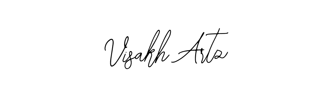 Make a beautiful signature design for name Visakh Artz. With this signature (Bearetta-2O07w) style, you can create a handwritten signature for free. Visakh Artz signature style 12 images and pictures png