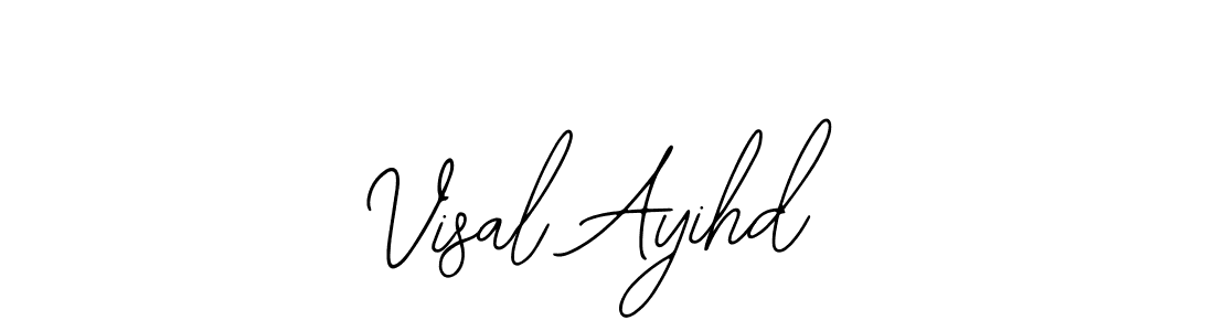 How to make Visal Ayihd signature? Bearetta-2O07w is a professional autograph style. Create handwritten signature for Visal Ayihd name. Visal Ayihd signature style 12 images and pictures png