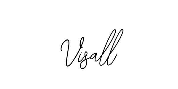 Visall stylish signature style. Best Handwritten Sign (Bearetta-2O07w) for my name. Handwritten Signature Collection Ideas for my name Visall. Visall signature style 12 images and pictures png