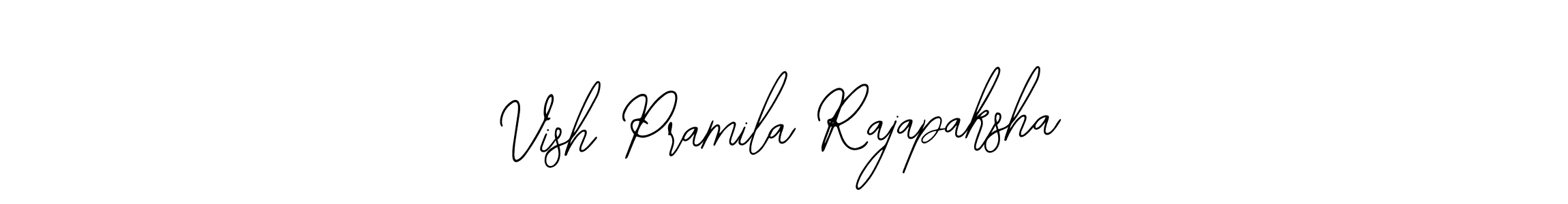 The best way (Bearetta-2O07w) to make a short signature is to pick only two or three words in your name. The name Vish Pramila Rajapaksha include a total of six letters. For converting this name. Vish Pramila Rajapaksha signature style 12 images and pictures png