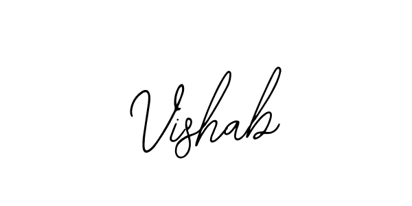 Bearetta-2O07w is a professional signature style that is perfect for those who want to add a touch of class to their signature. It is also a great choice for those who want to make their signature more unique. Get Vishab name to fancy signature for free. Vishab signature style 12 images and pictures png