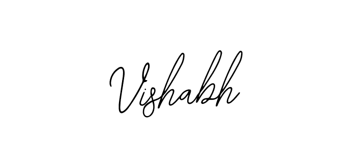 Also we have Vishabh name is the best signature style. Create professional handwritten signature collection using Bearetta-2O07w autograph style. Vishabh signature style 12 images and pictures png