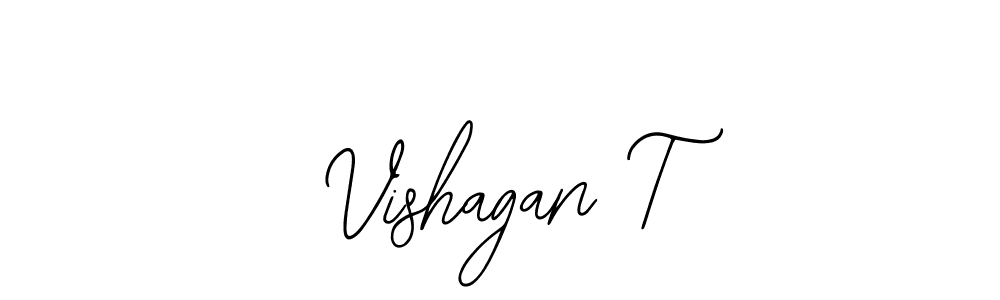 if you are searching for the best signature style for your name Vishagan T. so please give up your signature search. here we have designed multiple signature styles  using Bearetta-2O07w. Vishagan T signature style 12 images and pictures png