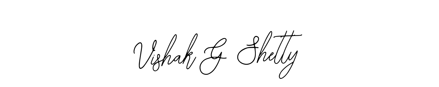How to Draw Vishak G Shetty signature style? Bearetta-2O07w is a latest design signature styles for name Vishak G Shetty. Vishak G Shetty signature style 12 images and pictures png