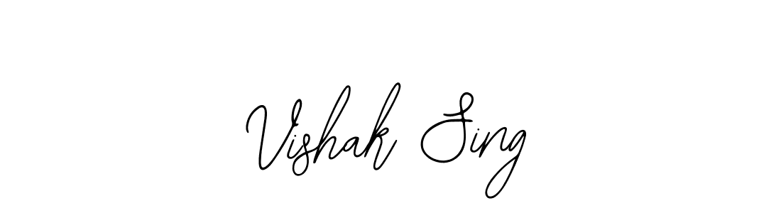 Make a beautiful signature design for name Vishak Sing. With this signature (Bearetta-2O07w) style, you can create a handwritten signature for free. Vishak Sing signature style 12 images and pictures png