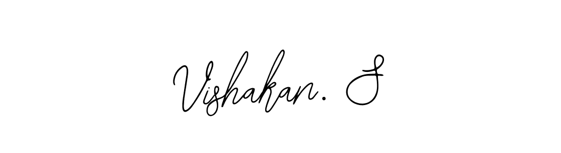 Design your own signature with our free online signature maker. With this signature software, you can create a handwritten (Bearetta-2O07w) signature for name Vishakan. S. Vishakan. S signature style 12 images and pictures png