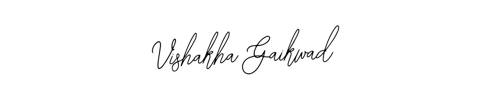 Similarly Bearetta-2O07w is the best handwritten signature design. Signature creator online .You can use it as an online autograph creator for name Vishakha Gaikwad. Vishakha Gaikwad signature style 12 images and pictures png