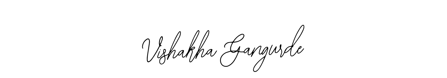 Vishakha Gangurde stylish signature style. Best Handwritten Sign (Bearetta-2O07w) for my name. Handwritten Signature Collection Ideas for my name Vishakha Gangurde. Vishakha Gangurde signature style 12 images and pictures png