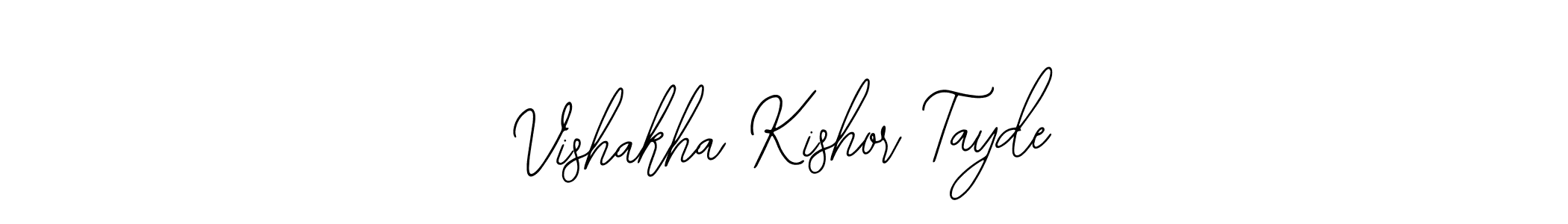 You can use this online signature creator to create a handwritten signature for the name Vishakha Kishor Tayde. This is the best online autograph maker. Vishakha Kishor Tayde signature style 12 images and pictures png