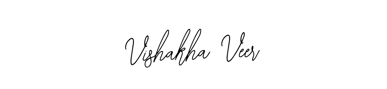 Also we have Vishakha Veer name is the best signature style. Create professional handwritten signature collection using Bearetta-2O07w autograph style. Vishakha Veer signature style 12 images and pictures png