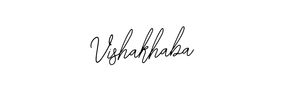 if you are searching for the best signature style for your name Vishakhaba. so please give up your signature search. here we have designed multiple signature styles  using Bearetta-2O07w. Vishakhaba signature style 12 images and pictures png