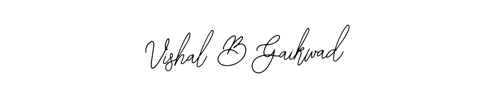 Create a beautiful signature design for name Vishal B Gaikwad. With this signature (Bearetta-2O07w) fonts, you can make a handwritten signature for free. Vishal B Gaikwad signature style 12 images and pictures png