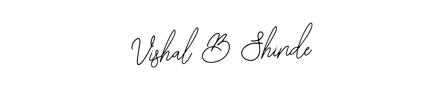 Create a beautiful signature design for name Vishal B Shinde. With this signature (Bearetta-2O07w) fonts, you can make a handwritten signature for free. Vishal B Shinde signature style 12 images and pictures png