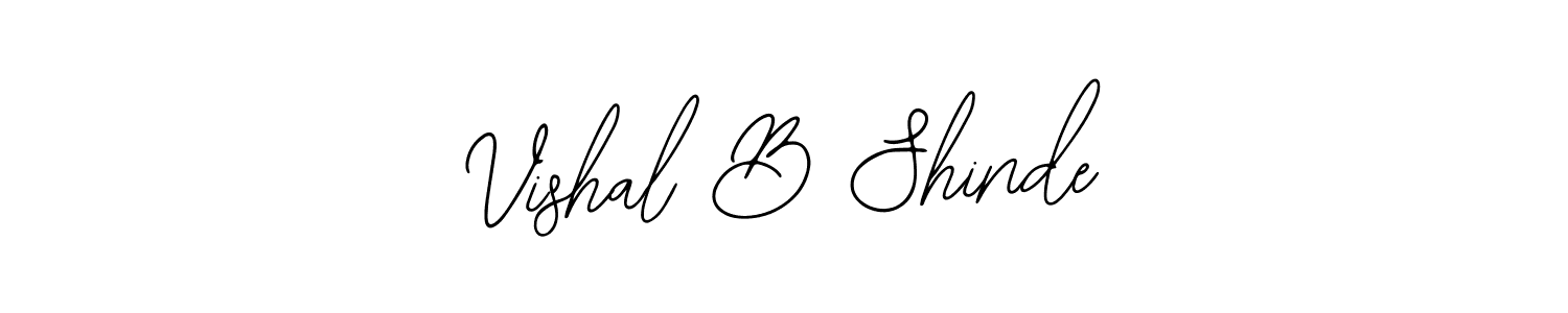 Make a beautiful signature design for name Vishal B Shinde. With this signature (Bearetta-2O07w) style, you can create a handwritten signature for free. Vishal B Shinde signature style 12 images and pictures png