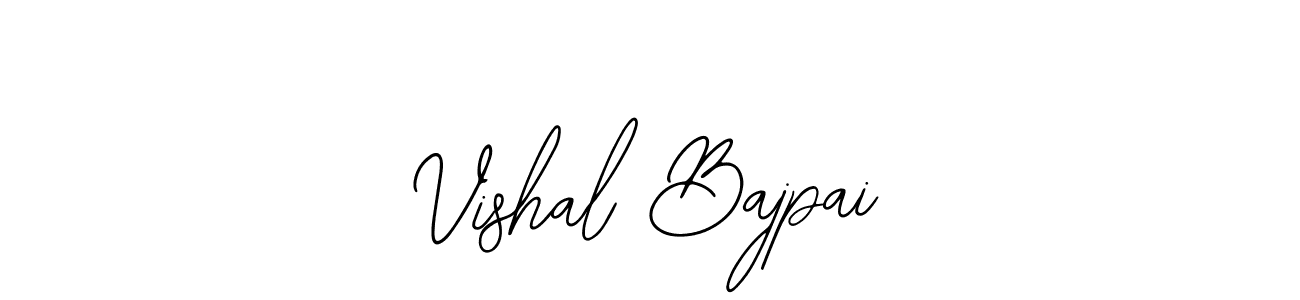 The best way (Bearetta-2O07w) to make a short signature is to pick only two or three words in your name. The name Vishal Bajpai include a total of six letters. For converting this name. Vishal Bajpai signature style 12 images and pictures png