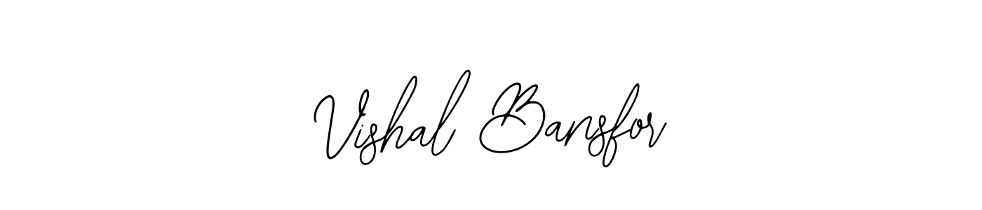 Bearetta-2O07w is a professional signature style that is perfect for those who want to add a touch of class to their signature. It is also a great choice for those who want to make their signature more unique. Get Vishal Bansfor name to fancy signature for free. Vishal Bansfor signature style 12 images and pictures png
