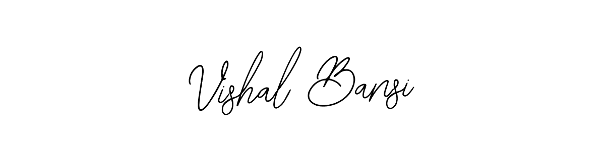 Vishal Bansi stylish signature style. Best Handwritten Sign (Bearetta-2O07w) for my name. Handwritten Signature Collection Ideas for my name Vishal Bansi. Vishal Bansi signature style 12 images and pictures png