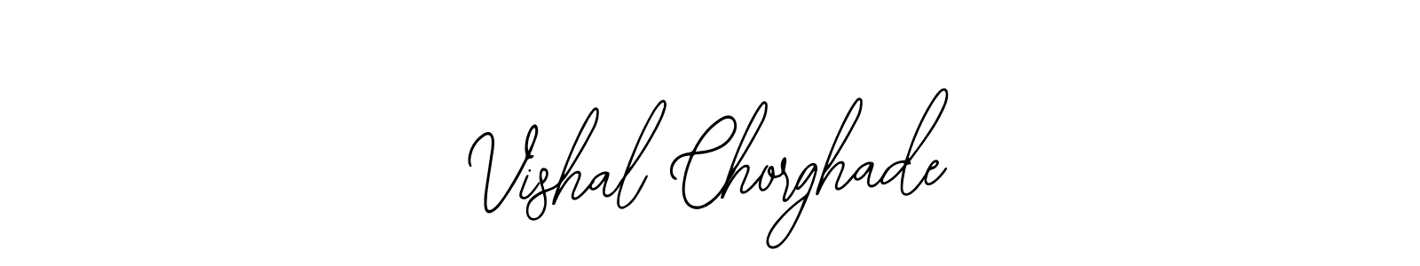 Make a beautiful signature design for name Vishal Chorghade. Use this online signature maker to create a handwritten signature for free. Vishal Chorghade signature style 12 images and pictures png