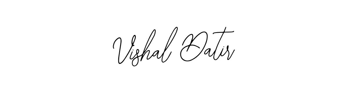 How to Draw Vishal Datir signature style? Bearetta-2O07w is a latest design signature styles for name Vishal Datir. Vishal Datir signature style 12 images and pictures png