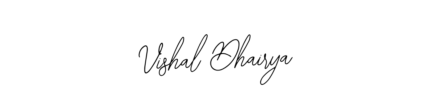 Make a short Vishal Dhairya signature style. Manage your documents anywhere anytime using Bearetta-2O07w. Create and add eSignatures, submit forms, share and send files easily. Vishal Dhairya signature style 12 images and pictures png