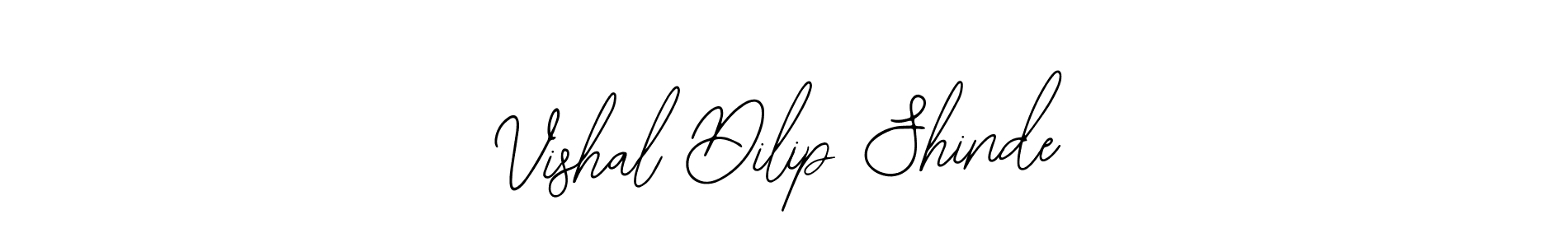 This is the best signature style for the Vishal Dilip Shinde name. Also you like these signature font (Bearetta-2O07w). Mix name signature. Vishal Dilip Shinde signature style 12 images and pictures png