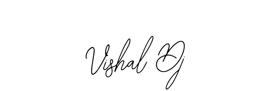 How to make Vishal Dj name signature. Use Bearetta-2O07w style for creating short signs online. This is the latest handwritten sign. Vishal Dj signature style 12 images and pictures png