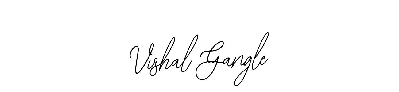 Vishal Gangle stylish signature style. Best Handwritten Sign (Bearetta-2O07w) for my name. Handwritten Signature Collection Ideas for my name Vishal Gangle. Vishal Gangle signature style 12 images and pictures png