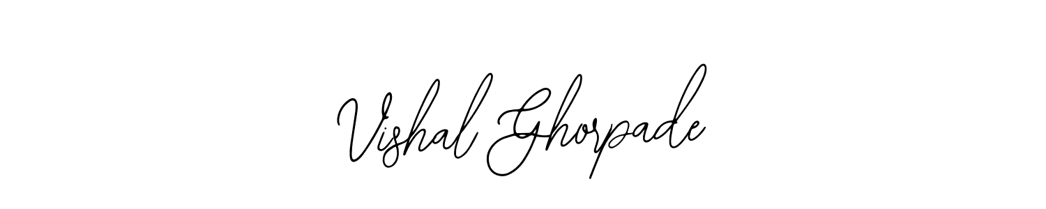 Design your own signature with our free online signature maker. With this signature software, you can create a handwritten (Bearetta-2O07w) signature for name Vishal Ghorpade. Vishal Ghorpade signature style 12 images and pictures png