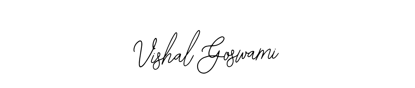 Use a signature maker to create a handwritten signature online. With this signature software, you can design (Bearetta-2O07w) your own signature for name Vishal Goswami. Vishal Goswami signature style 12 images and pictures png