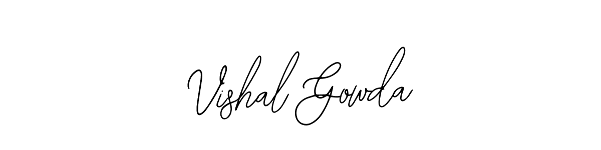 Make a short Vishal Gowda signature style. Manage your documents anywhere anytime using Bearetta-2O07w. Create and add eSignatures, submit forms, share and send files easily. Vishal Gowda signature style 12 images and pictures png