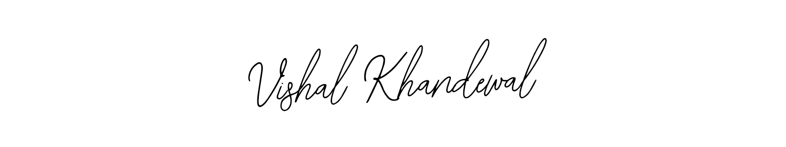 Bearetta-2O07w is a professional signature style that is perfect for those who want to add a touch of class to their signature. It is also a great choice for those who want to make their signature more unique. Get Vishal Khandewal name to fancy signature for free. Vishal Khandewal signature style 12 images and pictures png