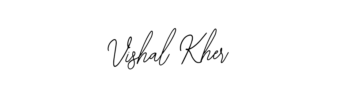 Vishal Kher stylish signature style. Best Handwritten Sign (Bearetta-2O07w) for my name. Handwritten Signature Collection Ideas for my name Vishal Kher. Vishal Kher signature style 12 images and pictures png