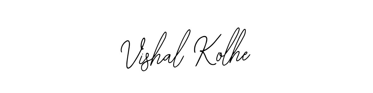 if you are searching for the best signature style for your name Vishal Kolhe. so please give up your signature search. here we have designed multiple signature styles  using Bearetta-2O07w. Vishal Kolhe signature style 12 images and pictures png