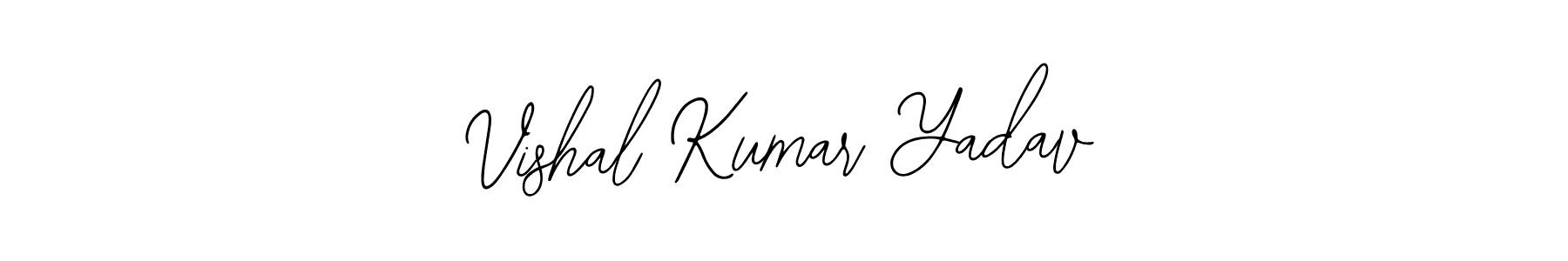 Use a signature maker to create a handwritten signature online. With this signature software, you can design (Bearetta-2O07w) your own signature for name Vishal Kumar Yadav. Vishal Kumar Yadav signature style 12 images and pictures png