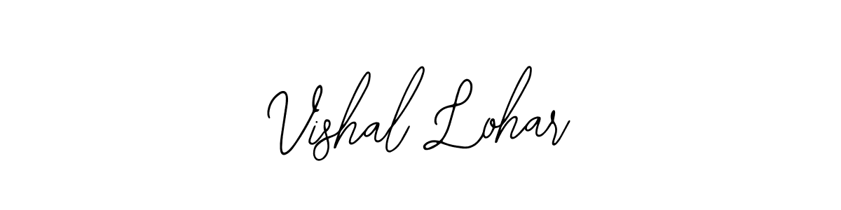 You should practise on your own different ways (Bearetta-2O07w) to write your name (Vishal Lohar) in signature. don't let someone else do it for you. Vishal Lohar signature style 12 images and pictures png