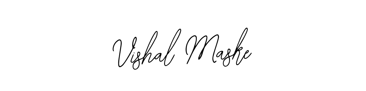 Also You can easily find your signature by using the search form. We will create Vishal Maske name handwritten signature images for you free of cost using Bearetta-2O07w sign style. Vishal Maske signature style 12 images and pictures png