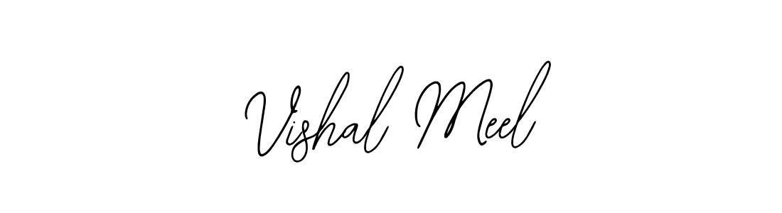 if you are searching for the best signature style for your name Vishal Meel. so please give up your signature search. here we have designed multiple signature styles  using Bearetta-2O07w. Vishal Meel signature style 12 images and pictures png