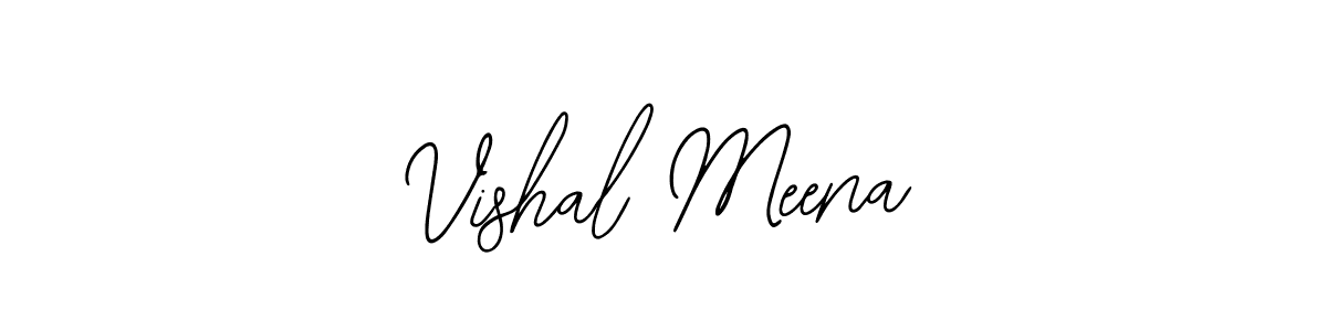 Similarly Bearetta-2O07w is the best handwritten signature design. Signature creator online .You can use it as an online autograph creator for name Vishal Meena. Vishal Meena signature style 12 images and pictures png
