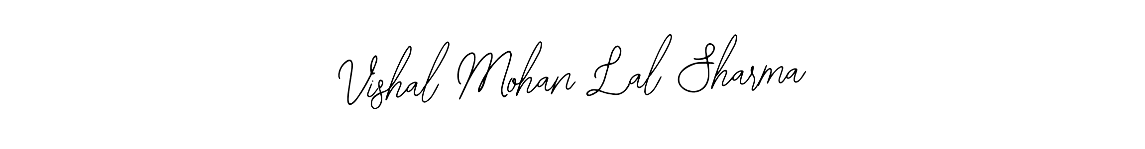 How to make Vishal Mohan Lal Sharma name signature. Use Bearetta-2O07w style for creating short signs online. This is the latest handwritten sign. Vishal Mohan Lal Sharma signature style 12 images and pictures png