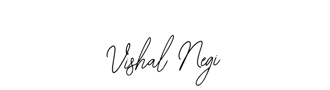 How to make Vishal Negi name signature. Use Bearetta-2O07w style for creating short signs online. This is the latest handwritten sign. Vishal Negi signature style 12 images and pictures png