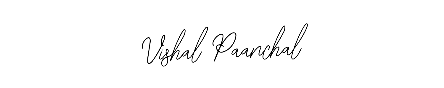 Also You can easily find your signature by using the search form. We will create Vishal Paanchal name handwritten signature images for you free of cost using Bearetta-2O07w sign style. Vishal Paanchal signature style 12 images and pictures png