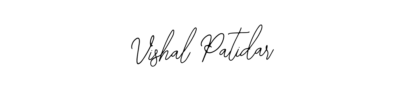 Similarly Bearetta-2O07w is the best handwritten signature design. Signature creator online .You can use it as an online autograph creator for name Vishal Patidar. Vishal Patidar signature style 12 images and pictures png