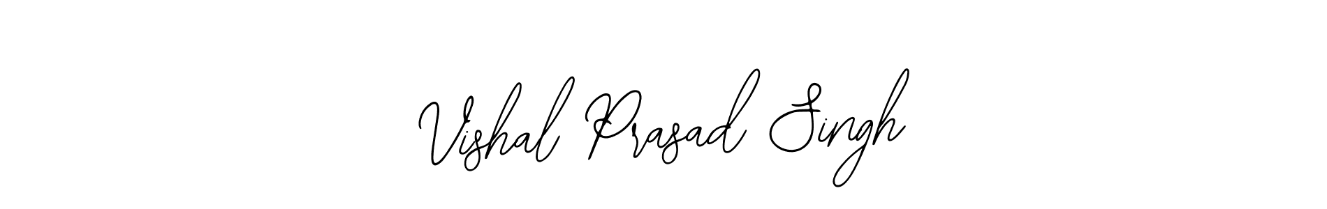 This is the best signature style for the Vishal Prasad Singh name. Also you like these signature font (Bearetta-2O07w). Mix name signature. Vishal Prasad Singh signature style 12 images and pictures png