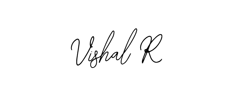 Use a signature maker to create a handwritten signature online. With this signature software, you can design (Bearetta-2O07w) your own signature for name Vishal R. Vishal R signature style 12 images and pictures png